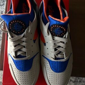 Nike Air Huarache Men's Shoes - Blue and Orange
